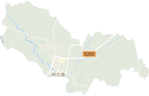 涡北街道地形图