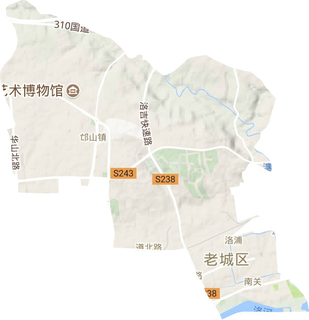 老城区地形图