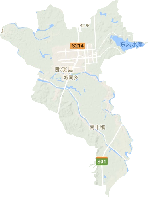 建平镇地形图