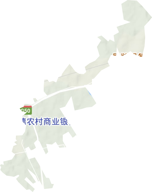 祠山岗茶场地形图