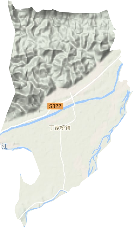 丁家桥镇地形图