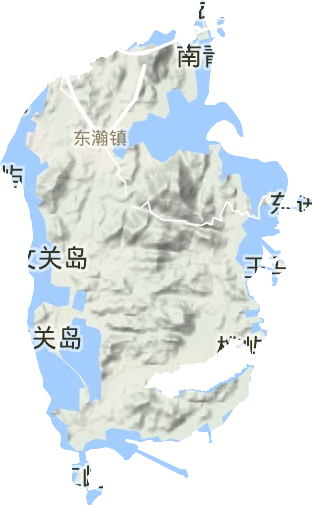东瀚镇地形图