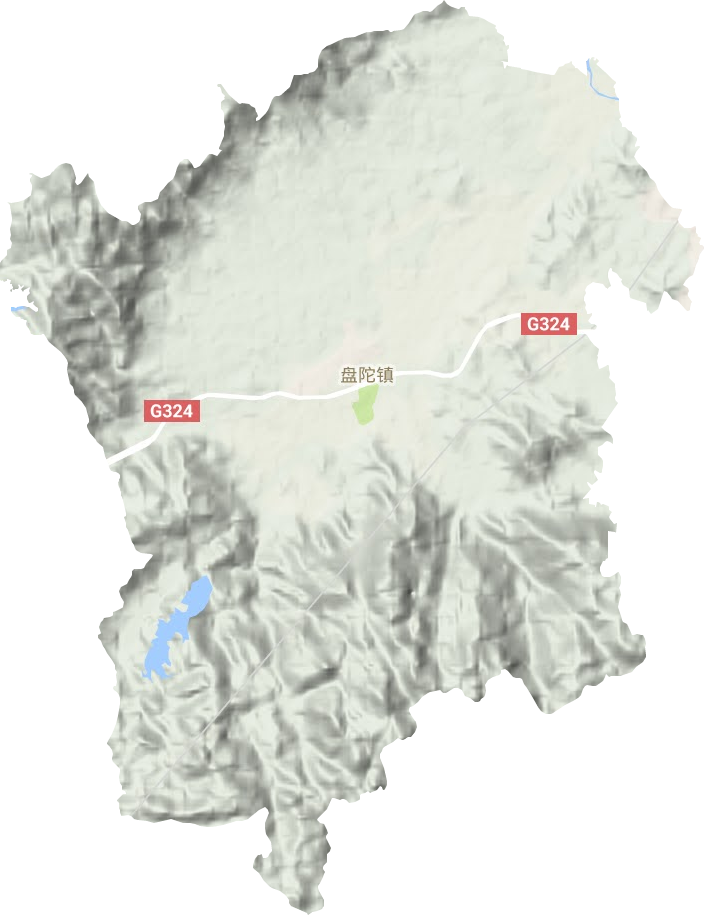 盘陀镇地形图
