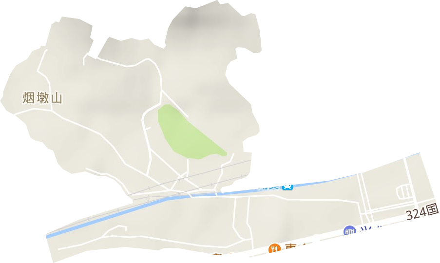 苍坂农场地形图