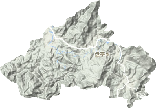 盘亭乡地形图