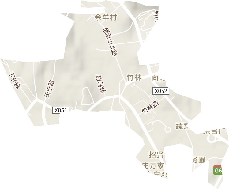 幸福街道地形图
