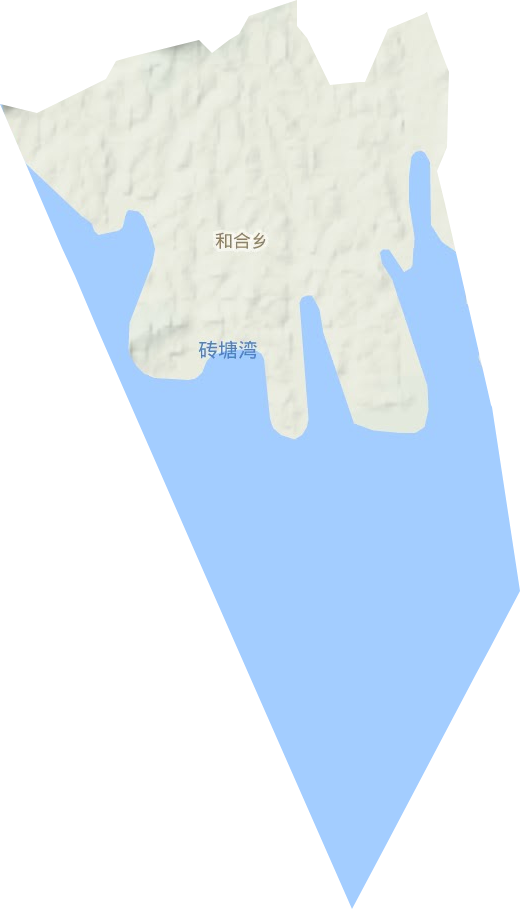 和合乡地形图