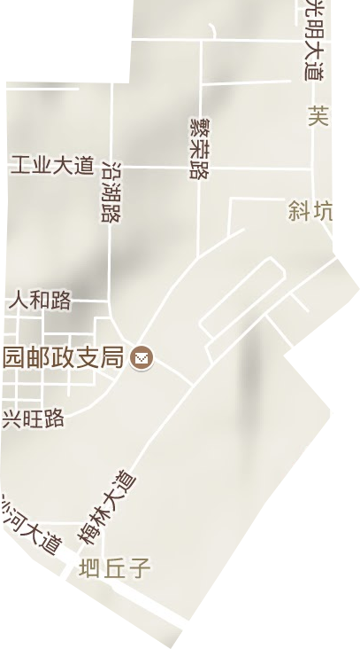 沙河工业园地形图