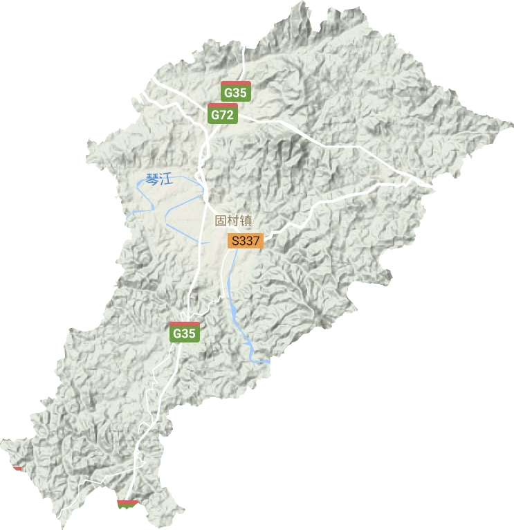 固村镇地形图