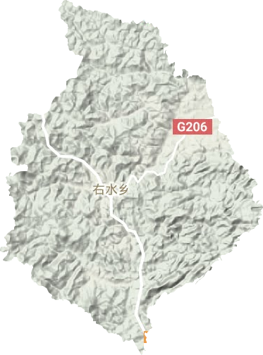 右水乡地形图
