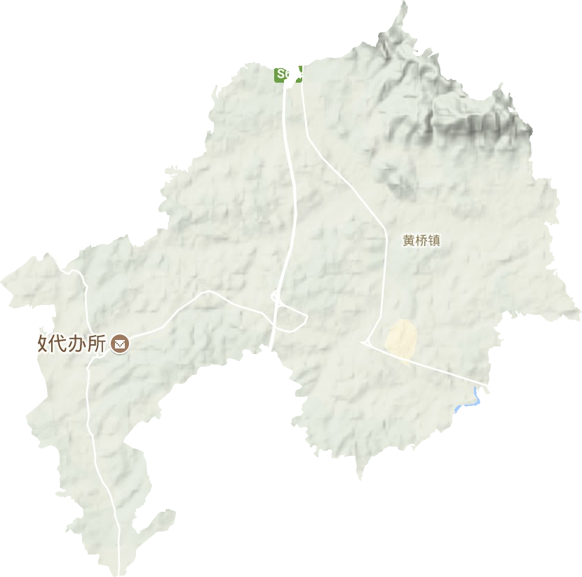 黄桥镇地形图