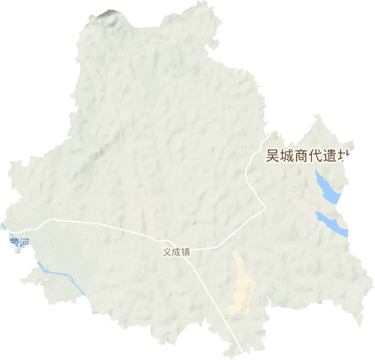 义成镇地形图