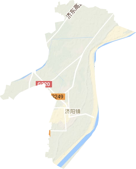 济阳街道地形图