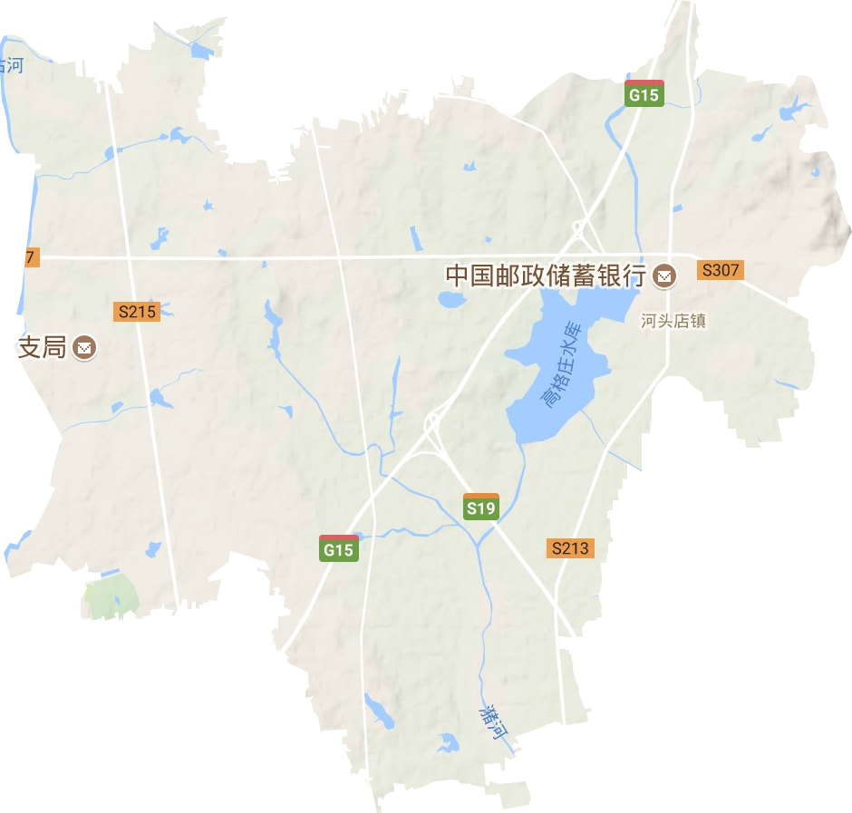 河头店镇地形图