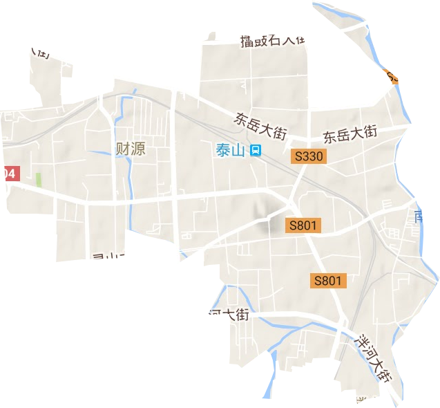 财源街道地形图