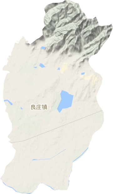 良庄镇地形图