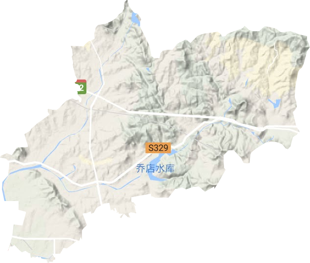 辛庄镇地形图