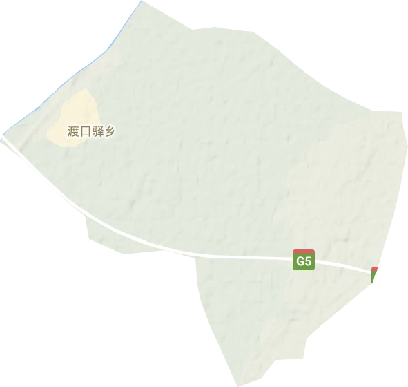 渡口驿乡地形图