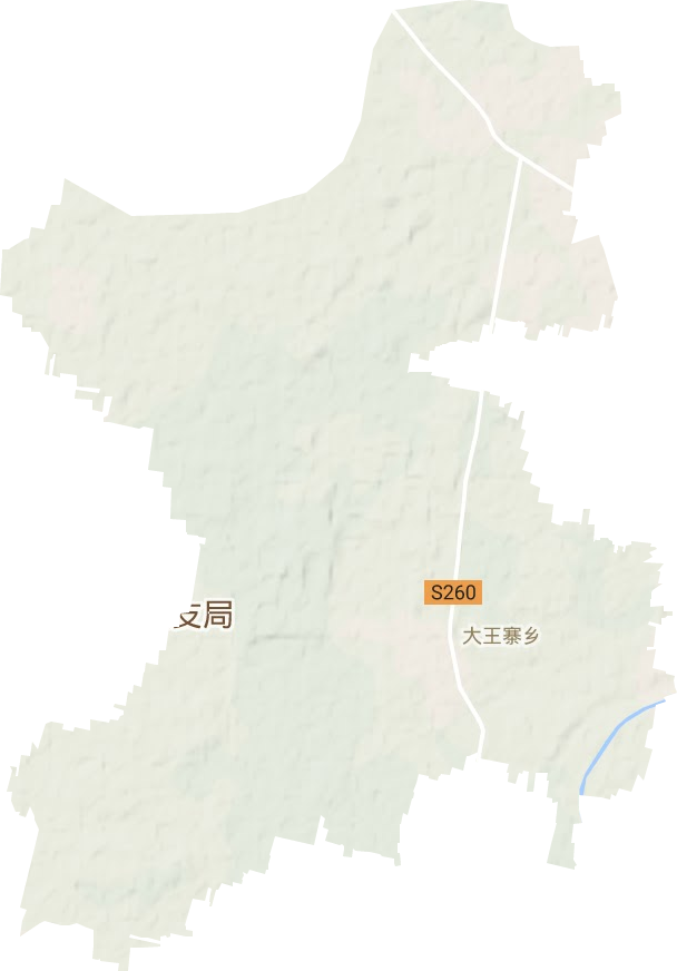 大王寨镇地形图