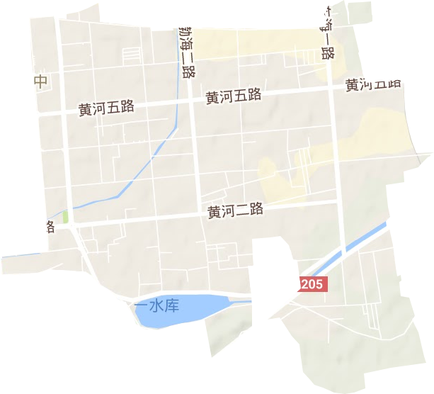 北镇街道地形图