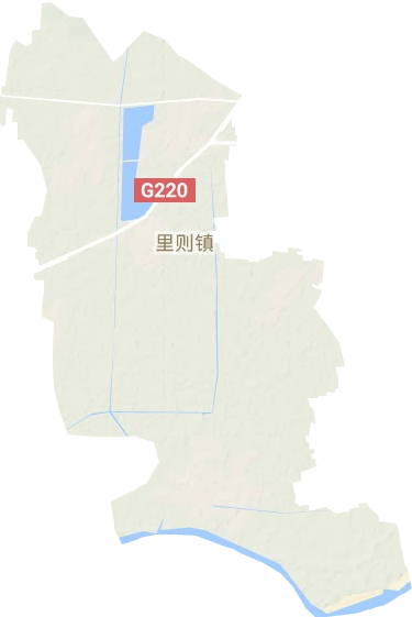 里则街道地形图
