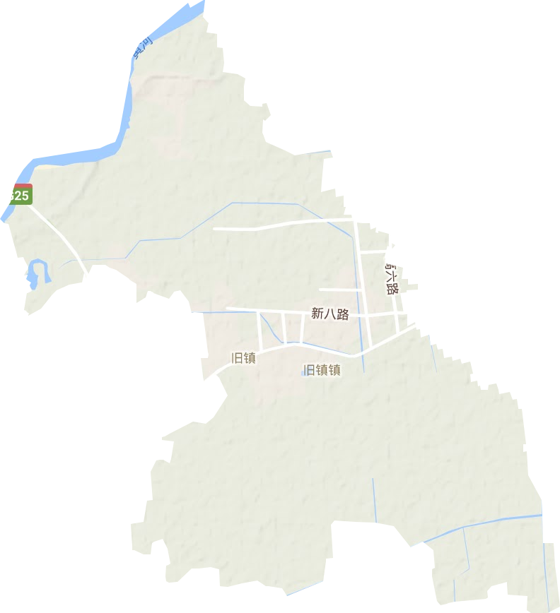 青田街道地形图