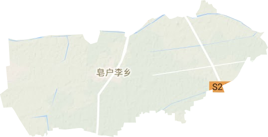 皂户李镇地形图