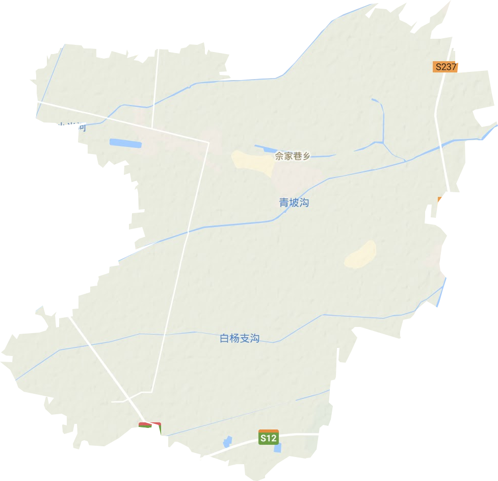 佘家镇地形图