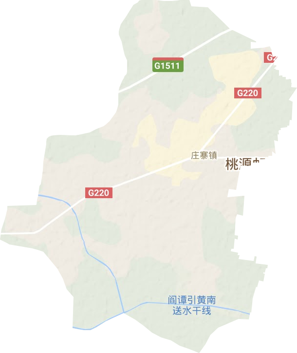 庄寨镇地形图