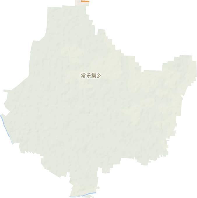 曹县常乐集乡地形图