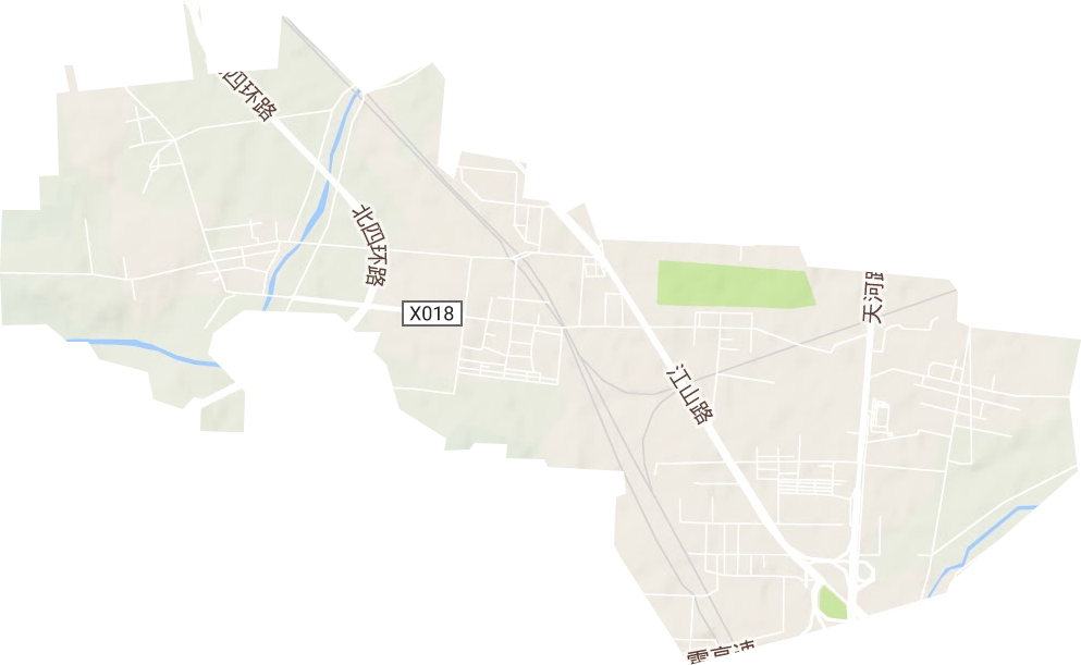 老鸦陈街道地形图