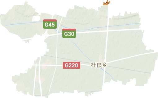 杜良乡地形图