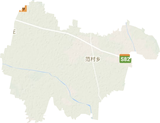 范村乡地形图