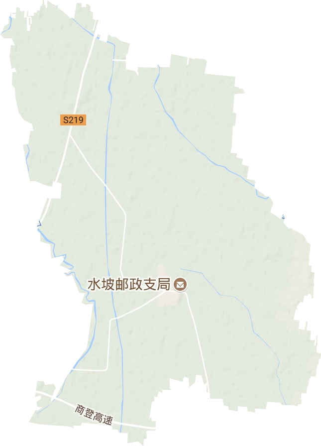 水坡镇地形图