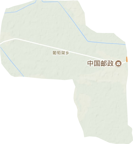 葡萄架乡地形图