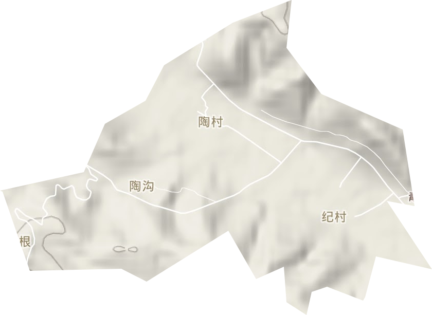 陶村林场地形图