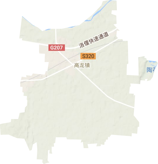 高龙镇地形图