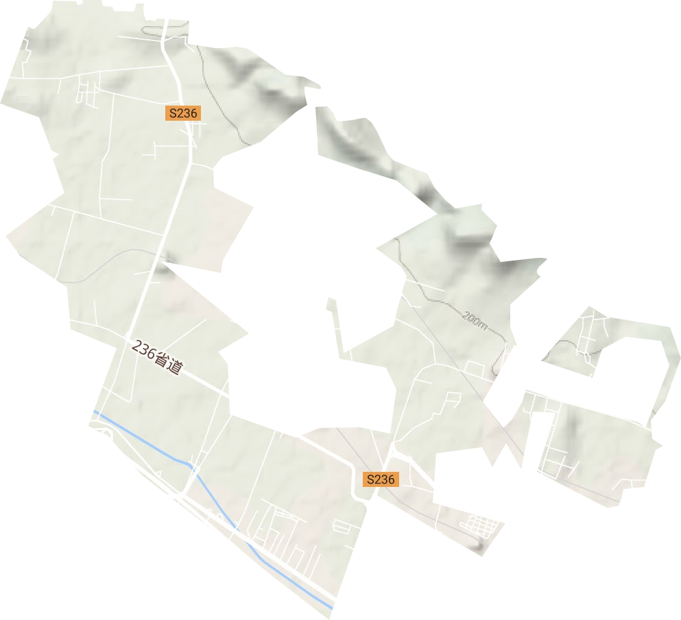 焦店镇地形图