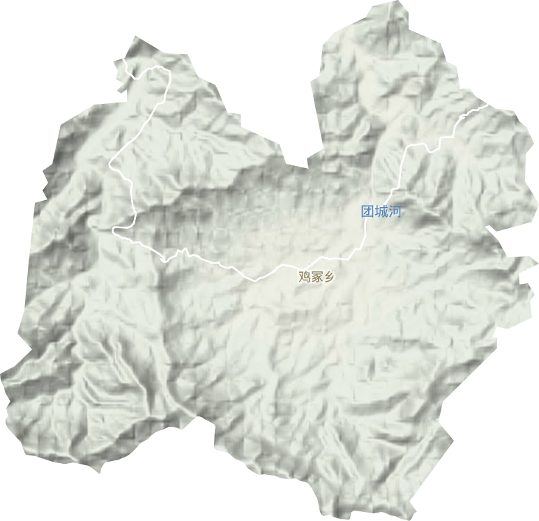 团城乡地形图