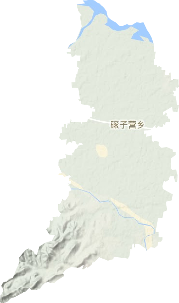 滚子营乡地形图
