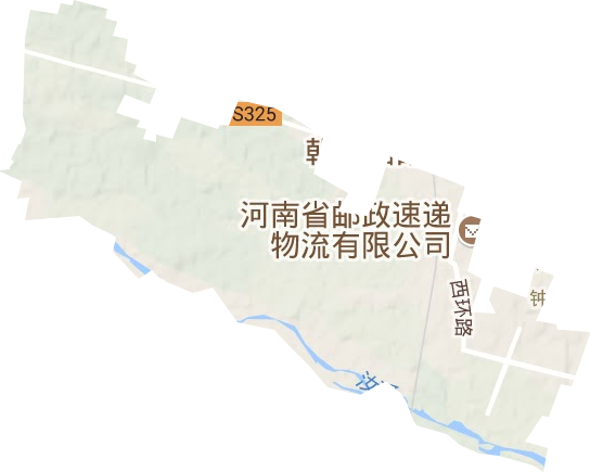 洗耳河街道地形图