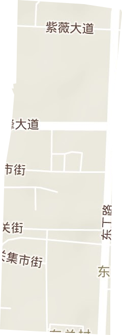 头二三街道地形图