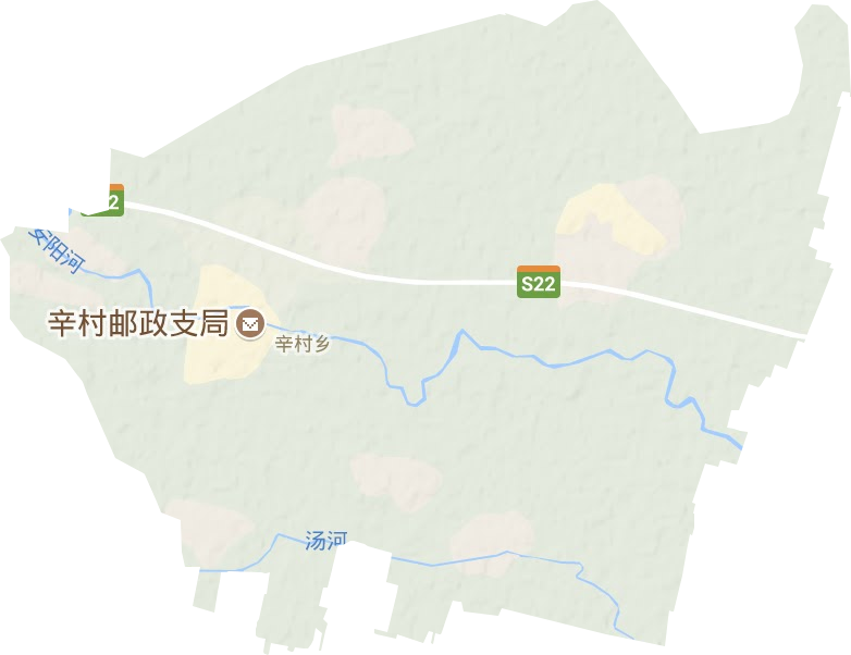 辛村镇地形图