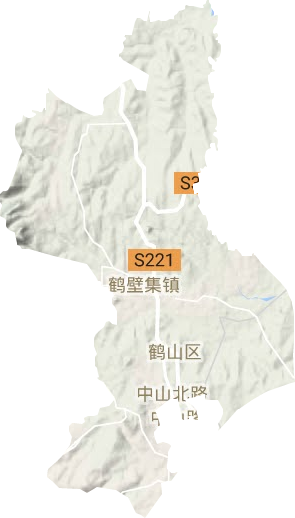 鹤壁集镇地形图