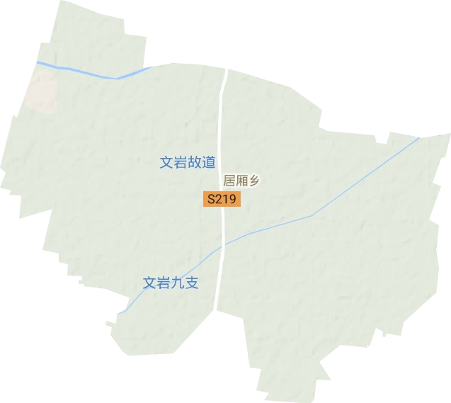 居厢乡地形图