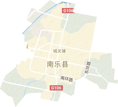 城关镇地形图