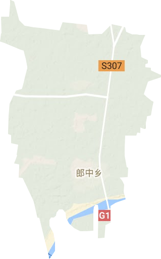 濮阳县郎中乡地形图