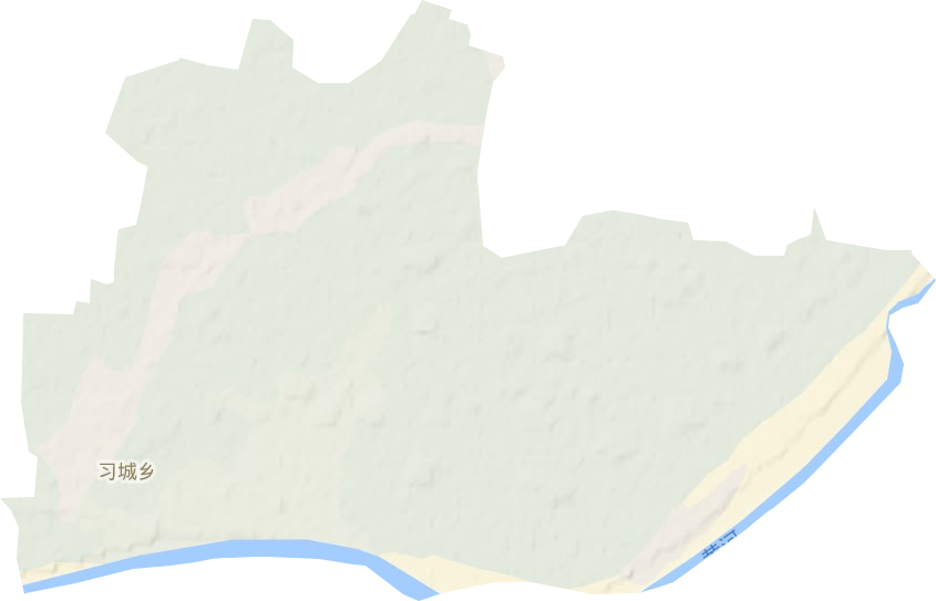 濮阳县习城乡地形图
