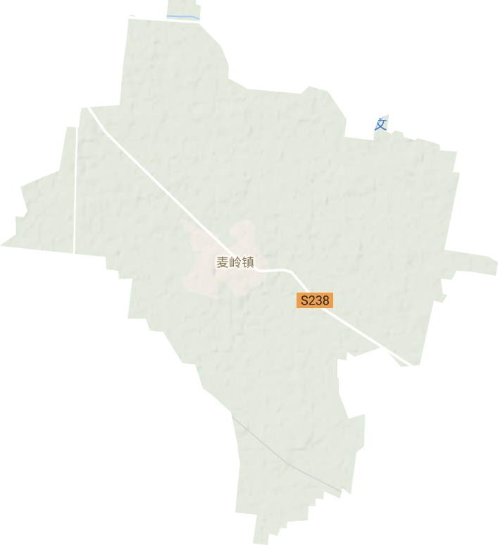 麦岭镇地形图