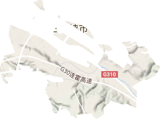 崖底街道地形图